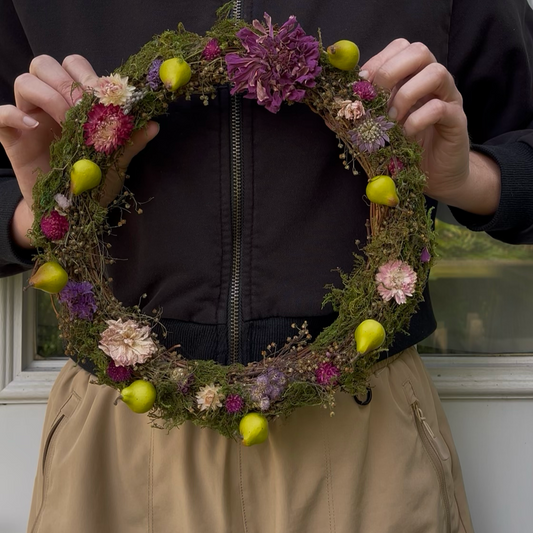 Mossy Pear TableScape Wreath
