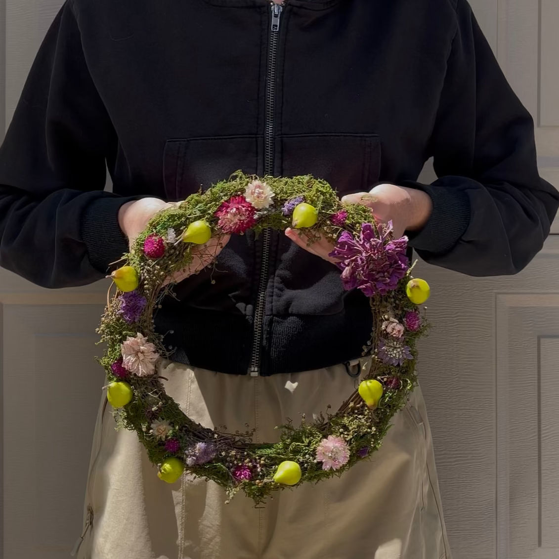 Mossy Pear TableScape Wreath