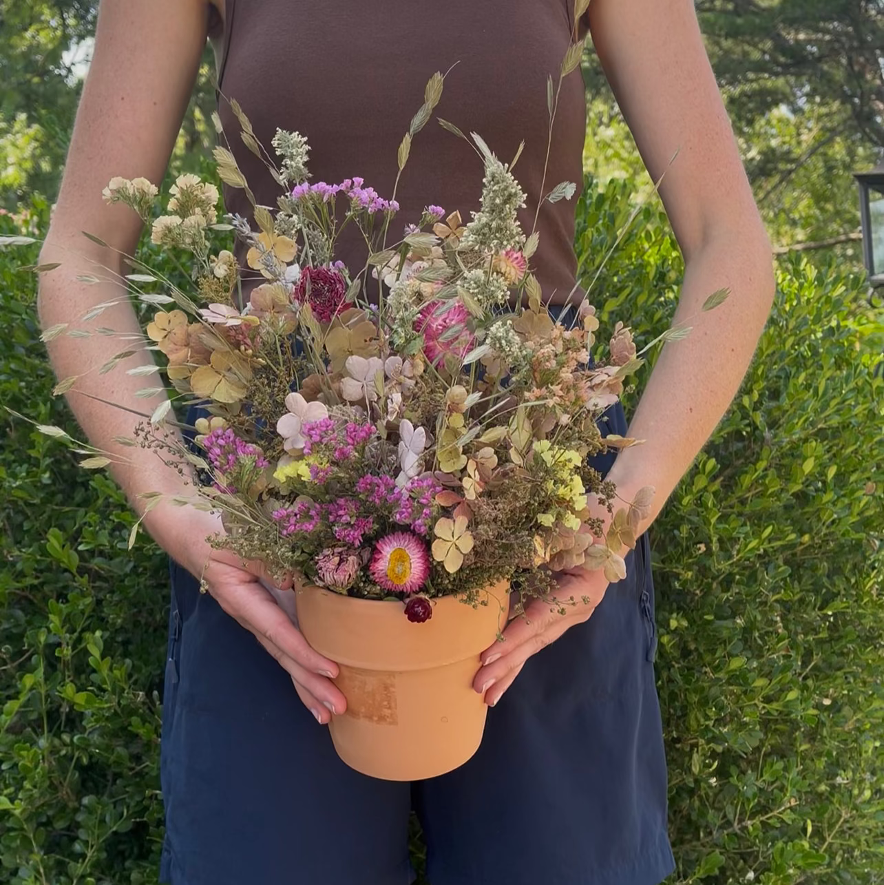 Wispy Terracotta Planter Arrangement